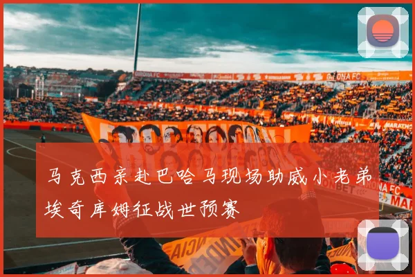 马克西亲赴巴哈马现场助威小老弟埃奇库姆征战世预赛